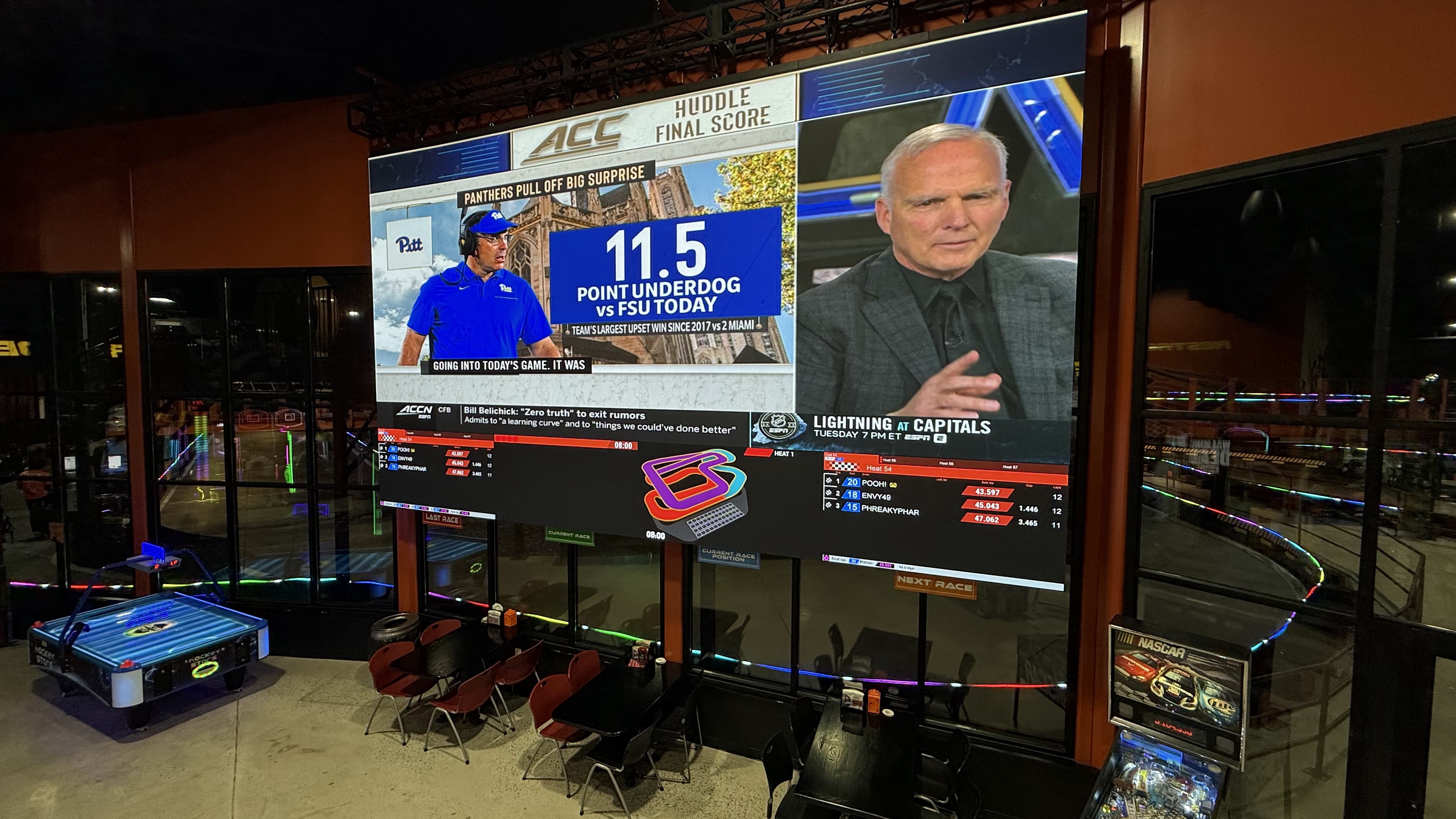 Commercial video wall installation by Budget AV in Raleigh NC